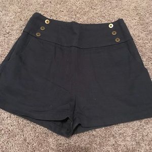 High waisted Navy shorts. Urban Outfitters size 4